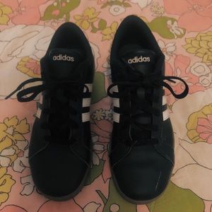 Black adidas shoes